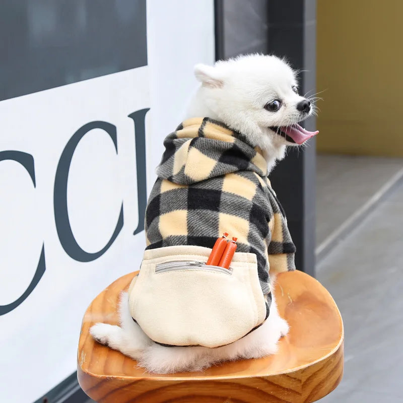 π§£π Maglioncino per coccole a quadretti con il tuo cucciolo πΎ