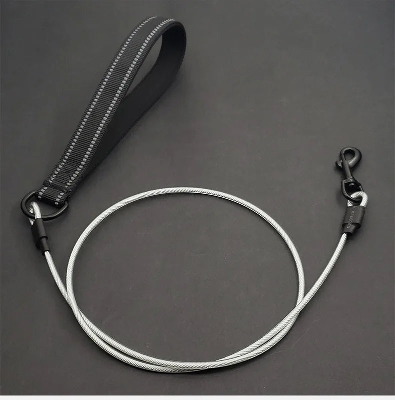 🐾✨ Guinzaglio anti-morsicatura con inserti riflettenti per Cuccioli ✨🐾