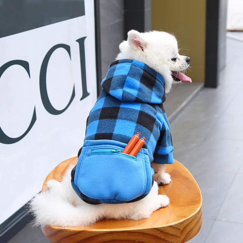 π§£π Maglioncino per coccole a quadretti con il tuo cucciolo πΎ