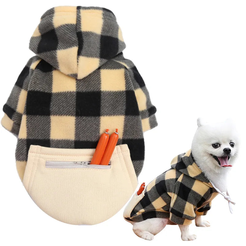 🧣💕 Maglioncino per coccole a quadretti con il tuo cucciolo 🐾