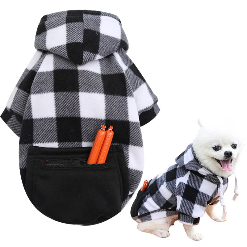 🧣💕 Maglioncino per coccole a quadretti con il tuo cucciolo 🐾